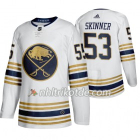 Buffalo Sabres Trikot Jeff Skinner 53 50th Anniversary Adidas 2019-2020 Weiß Authentic - Herren